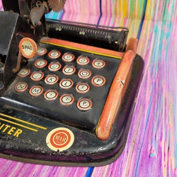 Antique Toy Louis Marx Junior Dial Typewriter - Picture 3 of 11